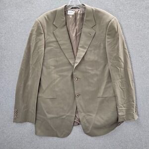 Armani‎ Men Jacket 44 Beige Blazer Button Up Collezioni Made In Italy Pockets